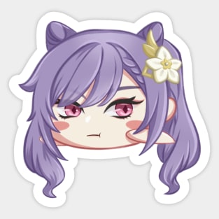 chibi keqing genshin fanart Sticker